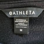 Athleta Black Long Sleeve Oversized Sweatshirt with Side Slits Size Medium Photo 5