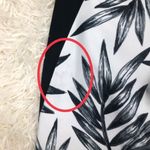 Betsey Johnson  Performance Black White Floral Leggings Small Photo 2