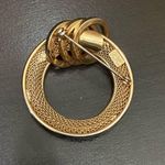 Vintage KRAMER of New York Signed Mesh Gold Photo 2