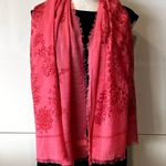 Banana Republic Pink Paisley Wrap/Scarf Photo 0