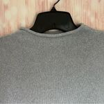 Chloe & Jasmine Ivory Mockneck Gray Colorblock Ribbed Sweater Size 2X Photo 3