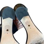 Stuart Weitzman  Womens 9 Black Block Heel Ankle Strap Sandals Elegant Chic Photo 5