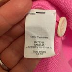 J.Crew 100% Italian cashmere neon pink boyfriend cardigan sweater Photo 2