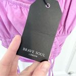 Brave Soul NWT  LONDON Lilac Ruched Camisole SZ 8 Photo 2