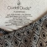 Cuddl Duds Dress Black & White Flexwear Rainbow Hem Lounge Wear Sz S GUC Photo 7