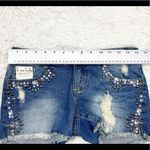 Vanilla Star Jeans Vanilla Star Embellished Jean Shorts Size 5 Photo 2