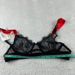 NEW‎ Lover's Lane Lace Garterbelt Set Black Red Lingerie Size L Stockings NWT Size L Photo 2