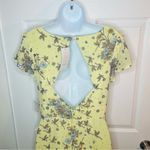 Modcloth  You're Flowing Places Maxi Dress Light Yellow Floral Critters 8 NWT Photo 7
