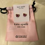 Kate Spade  Red Heart Earrings Photo 0
