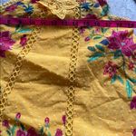 Farm Rio Flower Dream One-Shoulder Embroidered Blouse Yellow Multi Photo 12