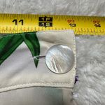 Ganni Vintage Italian silk Floral Purple and Green Skirt size 36/ XS Photo 4