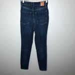Free People NWT We the Free  high rise button fly skinny blue jeans dark wash Photo 7