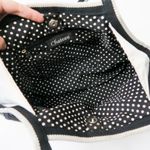 Vintage Y2K Chateau Black & White Polka Dot Purse Photo 9