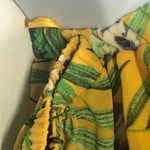 Miss Avenue Jungle Jumpsuit Off Shoulder Open Back Self Tie Belt size Small Photo 7