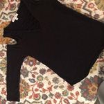 Black Ribbed Cut Out Long Sleeve Photo 4