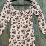 Aritzia Sunday Best Delilah Longsleeve Dress Pink Floral Photo 6