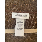 Catherines  Brown Wool Longline Duster Cardigan Quiet Luxury 3X Cozy Soft Photo 4