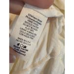 Final Touch  Cowl Neck Crop Top Long Sleeve Made in USA Cream Size‎ M Photo 3