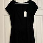 Universal Standard Jenna Poplin Dress Black NWT Photo 2