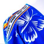 Adidas  Farm Rio Butterfly Mini Dress Womens Large Blue Short Sleeves Summer Photo 12