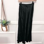 NWT DISSH Charli Black Satin Maxi Skirt Size US 2 Photo 3