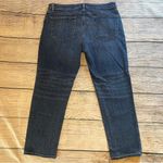 Eileen Fisher Blue Jeans Womens 12P Petite Whiskers Straight Leg Mom Y2K USA Photo 4