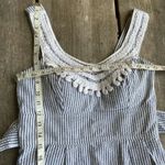Sequin Hearts  Juniors‎ Womens Dress Size 9 Seersucker Striped Tank Lace Easter Photo 7