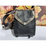 Brighton Fashionista Collection Chic calf hair black leather crossbody Bag Photo 6