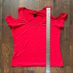 Hot Kiss fire engine red, shoulder bearing t-shirt, size XL Photo 6