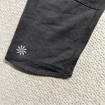 Athleta  Black Cropped Active Athletic Leggings with Back Pocket Size XS EUC Photo 1