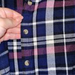Jachs Girlfriend  Long Sleeve Button Down Plaid Shirt Size Small Photo 2