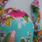 Leilani Floral Bikini Set Turquoise and Pink Push Up Top Vacation Tropical Sz 12 Blue Photo 10