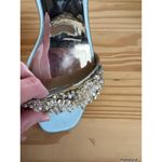 Badgley Mischka Badgley Mishka Kate Heels Mist Blue Embellished Size 8 Photo 3