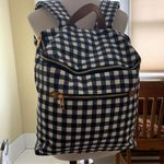 Target Navy And White Checkered Backpack Photo 0