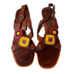 Prada LEATHER BOHEMIAN STYLE HEELS Photo 1