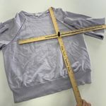 Michael Stars  Sweatshirt Womens Large‎ Kai Purple Pullover Sweatshirt Crew Neck Photo 8