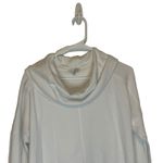 Lucky Brand Women's Size Large White Cowl Neck Waffle Knit Sweater Photo 1