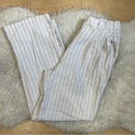 7 For All Mankind white striped trousers women size 4 Photo 3