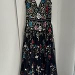 Mac Duggal NWT Black Embellished Floral Sequined Gown 6 Photo 3