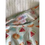 LuLaRoe Irma Summer Fruit Print Oversized High Low Short Sleeve T-Shirt Sz Small Photo 3