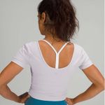 Lululemon Align T-Shirt Cropped Yoga Pilates Sport - Chrome (Size 6)
NWOT Photo 2