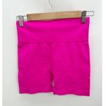 Zyia Active Bright Neon Pink Compression Biker Shorts 5" Inseam Womens Medium Photo 0