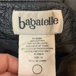 Bagatelle Vintage  high rise moi style straight leg leather pants black Y2K Photo 2