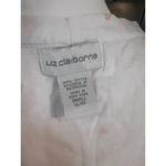 Liz Claiborne  pajama set white and pink floral size small Photo 6