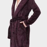 UGG  Miranda Fleece Hooded Robe With Pockets Photo 3