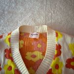 $172 Callahan Meg‎ Cardigan Cream Yellow Size Small Photo 3
