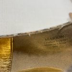 J Renee Women’s Size 9N Marion Gold/Cream Faux Snakeskin Kitten Heel Pumps Brown Photo 10