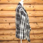 Lucky Brand NWT  Black Gray Wrap Jacket Cardigan Photo 4