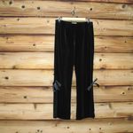 NWT Tyler Boe Velvet Velour Pants Black Size 4 Photo 1