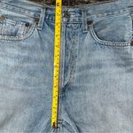 AGOLDE  Women’s Size 26 Shatter Blue Wash Riley High Rise Straight Crop Jeans Photo 11